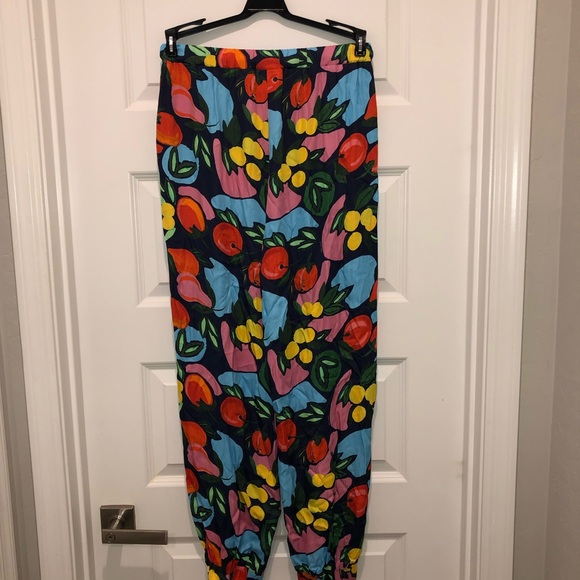 New Farm Rio x Anthropologie Fruit Printed Joggers Pants sz S/Small - Picture 7 of 7
